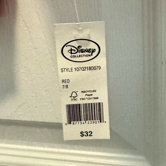 Boys Disney Cars Lightning McQueen Rain Jacket. Size 7/8 - Picture 4 of 4